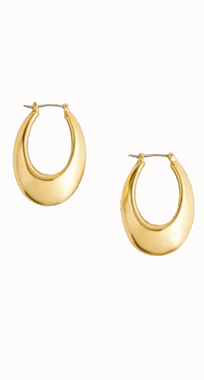 Gold Earrings Outfits of the day Brooke Anderson